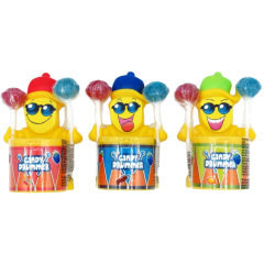 Candy Drummer Lolly mit Schleckpulver