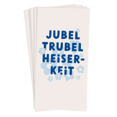 Taschentücher „Jubel, Trubel, Heiserkeit“
