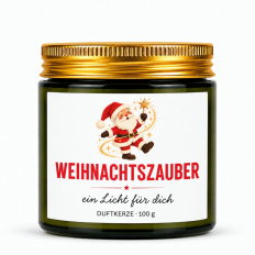 Duftkerze „Weihnachtszauber – ein Licht für dich“