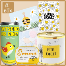 Geschenkbox Blumenersatz – Originelles Geschenk statt Blumen (Set 1)