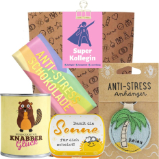 Geschenktüte für Kollegin – Geschenkset „Super Kollegin“ (Set 13)