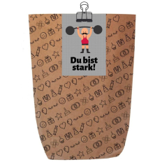 Geschenktüte DU BIST STARK - zum Befüllen!