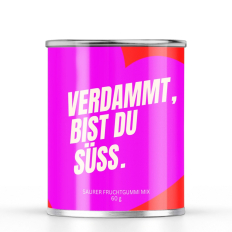 Saurer Fruchtgummi-Mix „Verdammt, bist du süß“