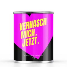 Saurer Fruchtgummi-Mix „Vernasch mich. Jetzt.“