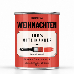 Gebrannte Mandeln & Erdnüsse Rezeptur 601 – Weihnachten – 100% Miteinander