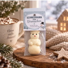 Marshmallow „Schneemann zum Vernaschen