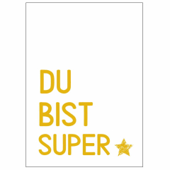 Minicard DU BIST SUPER