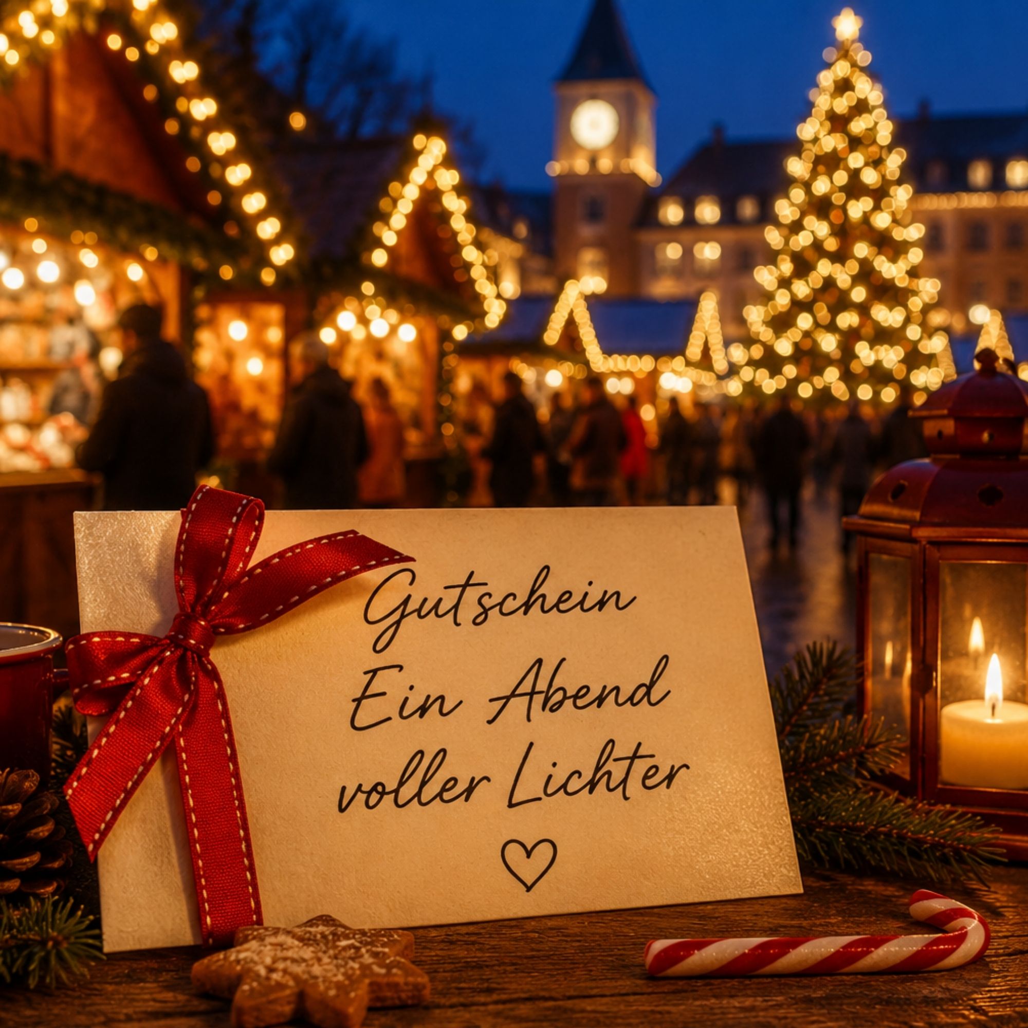 Gutschein für einen gemeinsamen Weihnachtsmarktbesuch