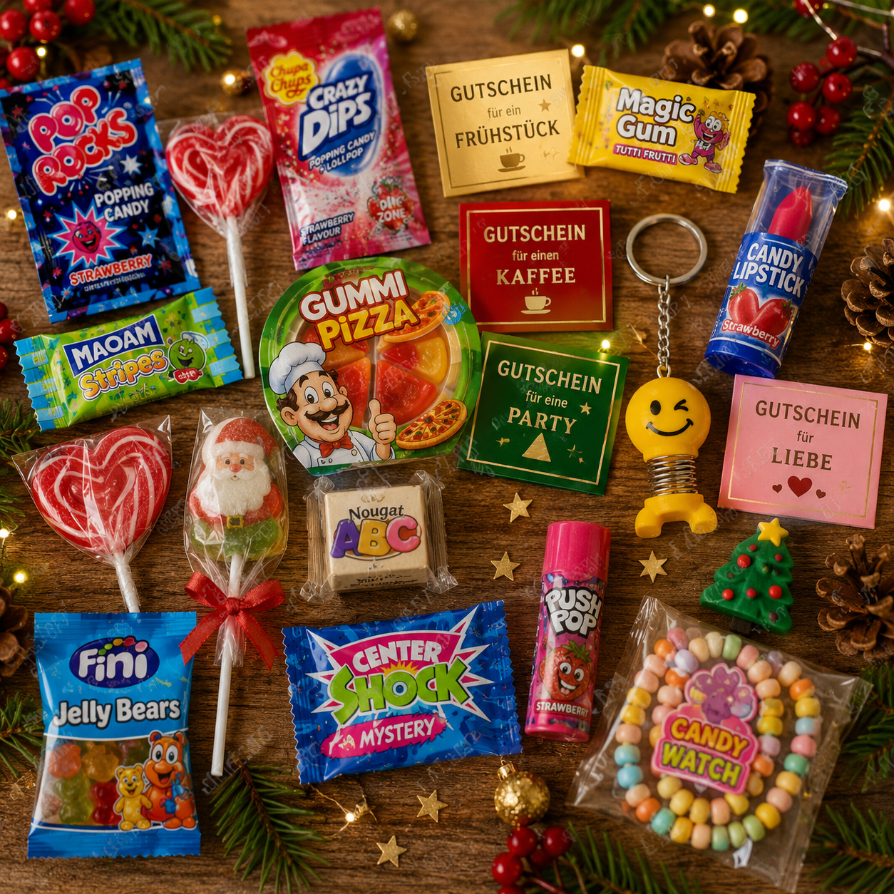 Adventskalenderfüllungen bis 1 Euro als günstige Ideen zum Adventskalender selber befüllen