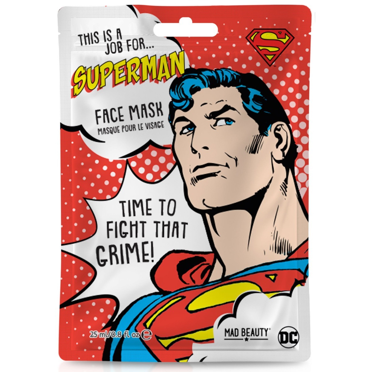 Gesichtsmaske Superman als Adventskalenderfüllung unter 5 Euro