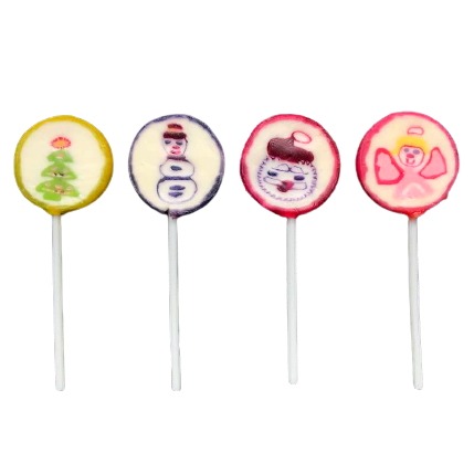 Weihnachts-Lolly Mix als süße Adventskalenderfüllung unter 5 Euro