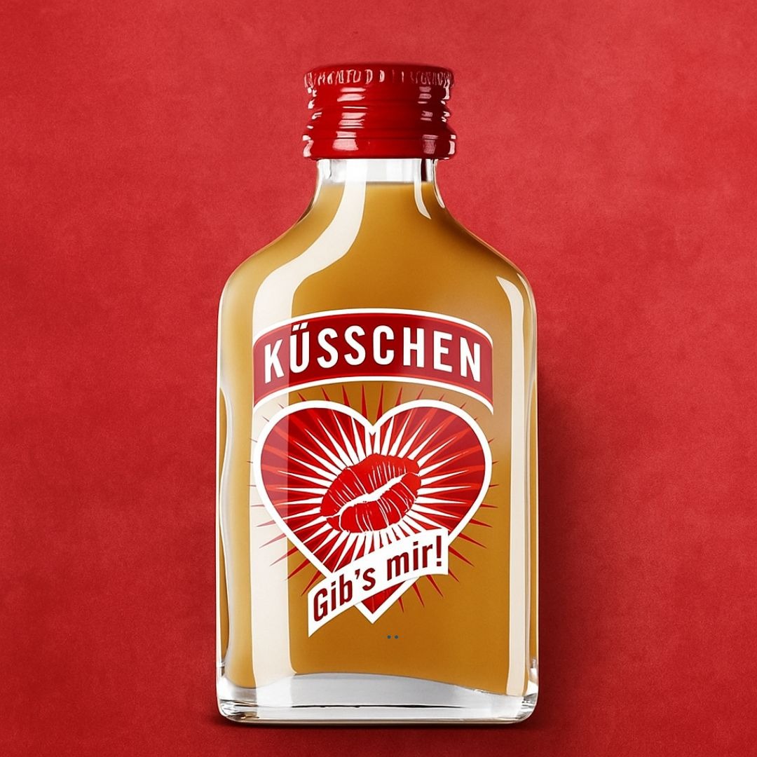 Sahnelikör Küsschen als Adventskalenderfüllung für Männer