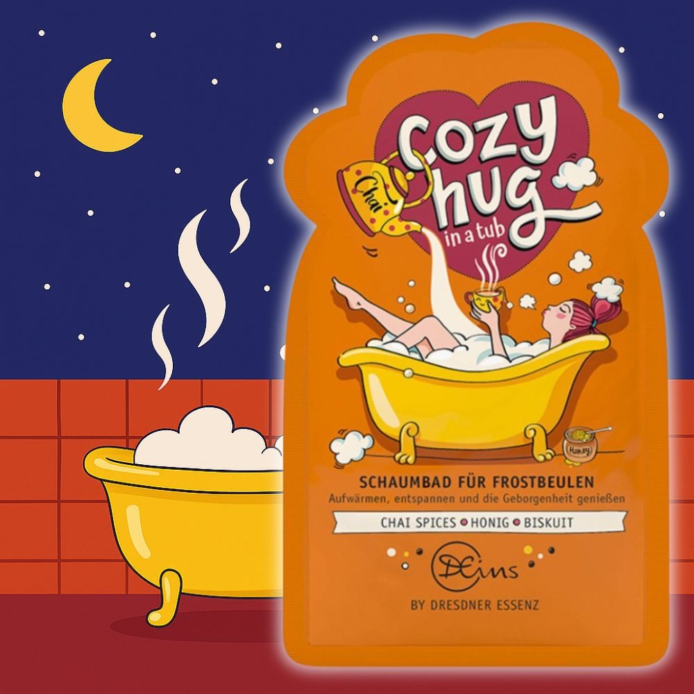 Schaumbad Cozy Hug als Adventskalenderfüllung unter 5 Euro