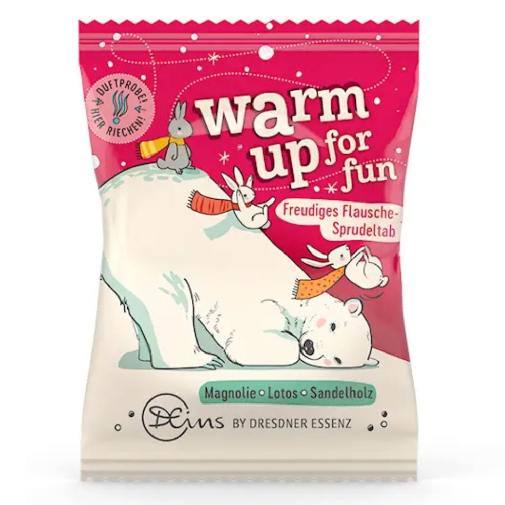 Sprudeltab Warm Up for Fun als Mini Adventskalenderfüllung