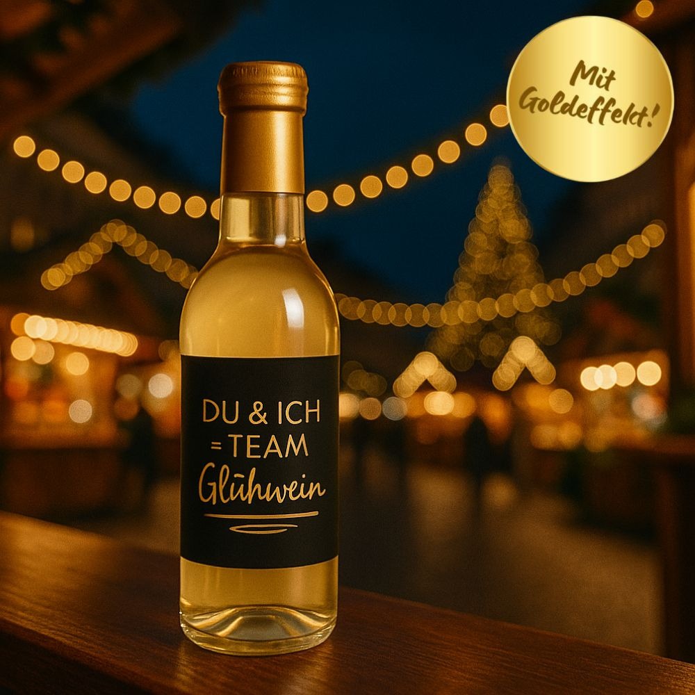 Team Glühwein als Adventskalenderfüllung für Männer