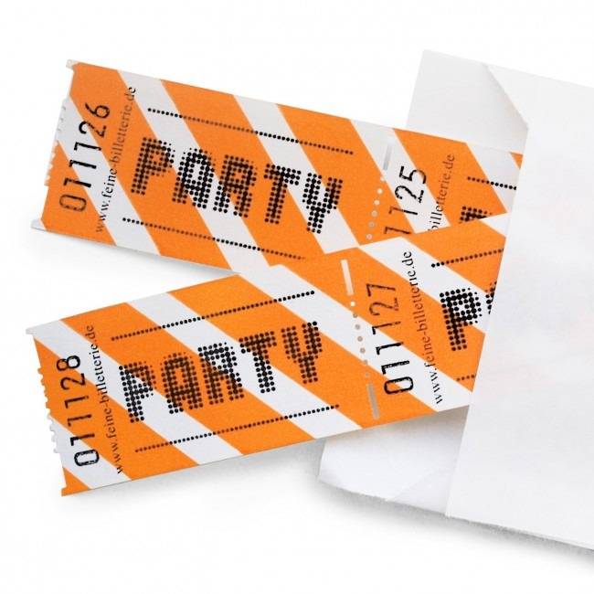 Wertmarke Party als originelle Adventskalenderfüllung unter 1 Euro